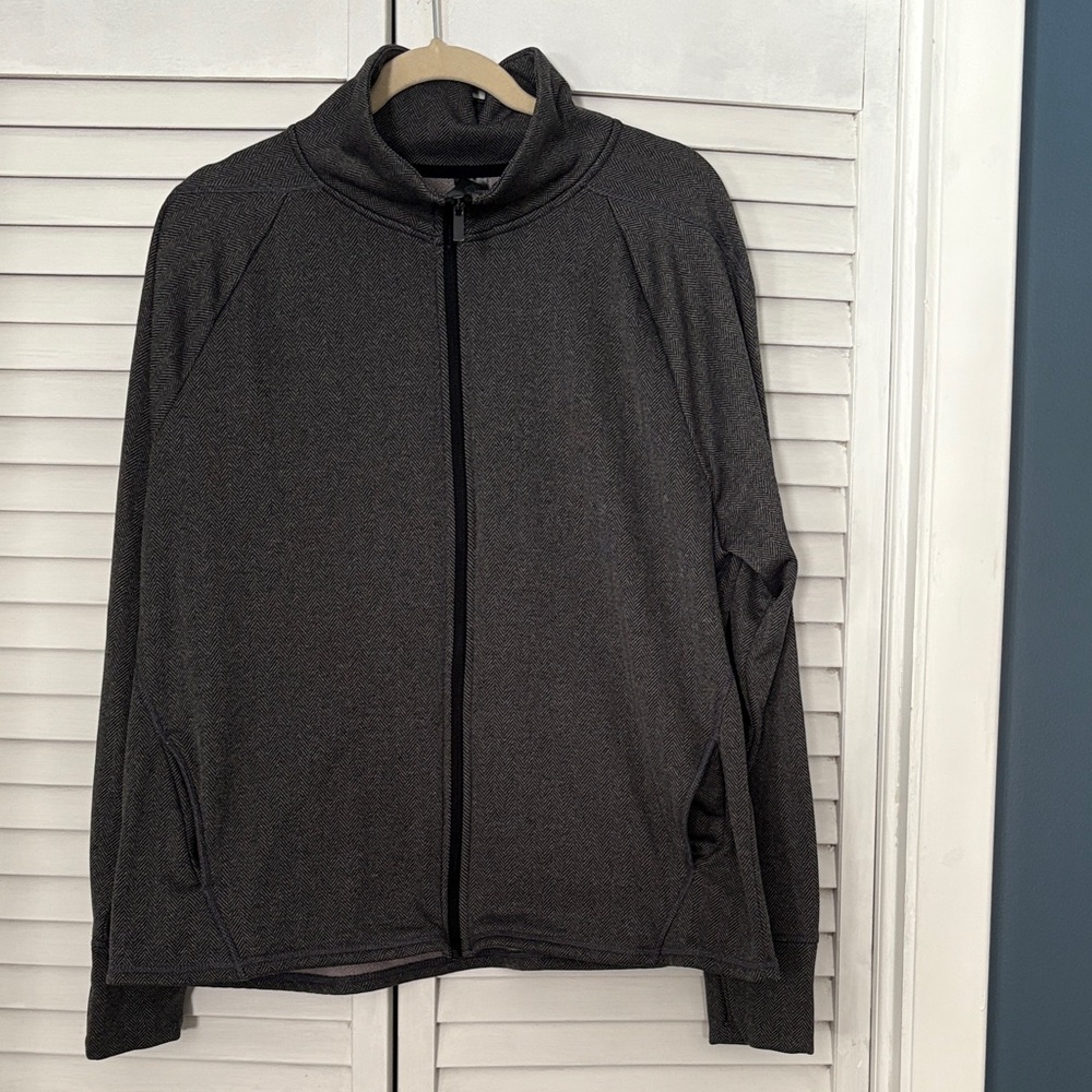 Champion Women's Charcoal Full-Zip Sweatshirt